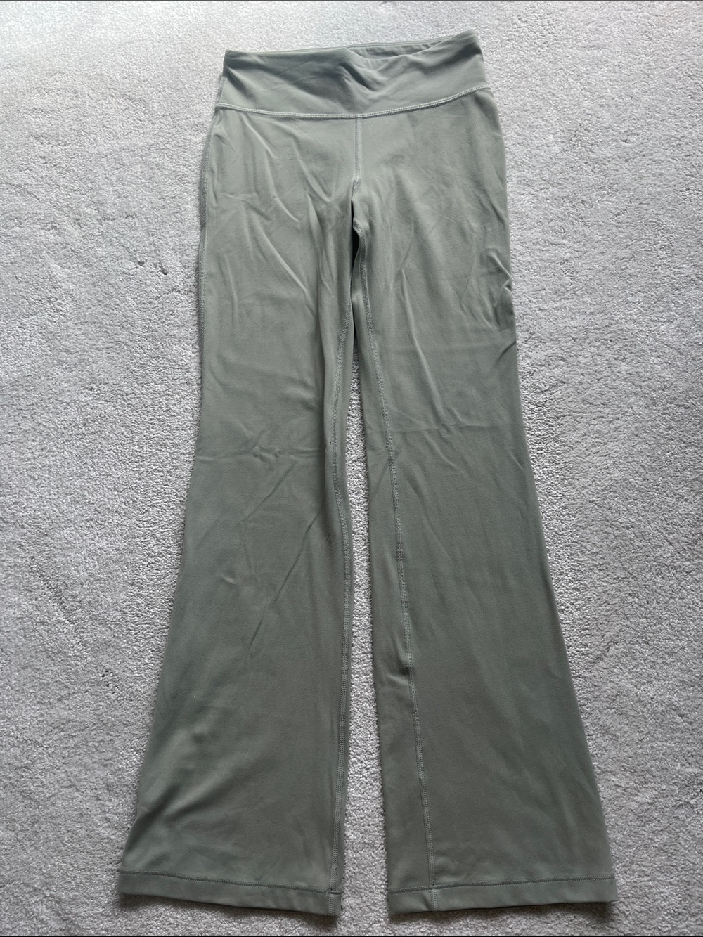 Athleta Sage Green Chit Chat Flare Pants